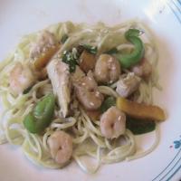 Pasta with Chicken and Shrimp image
