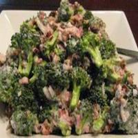 Sweet Broccoli Salad with Bacon, Sunflower Seeds and Golden Raisins image