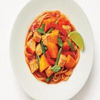 Tofu Red Curry with Rice Noodles image