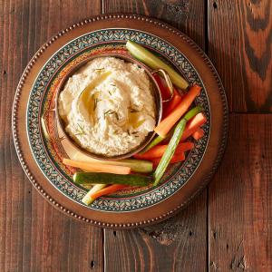Spicy Roasted Cauliflower and Labneh Spread with Fresh Rosemary_image