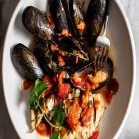 Cod and Mussel Stew With Harissa image