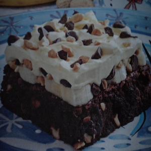 Banana Cream Brownie Dessert_image