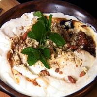 Greek Yogurt with a Fig, Date, and Honey Swirl image