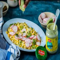 Corn Salad With Radishes, Jalapeño And Lime In Mint Mayo Recipe_image