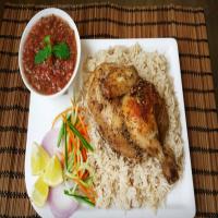 Arabian Chicken Mandi Recipe -Yemeni Style Rice & Chicken_image