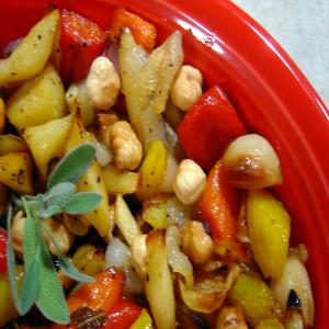 Honey Roasted Vegetables With Macadamia Nuts_image