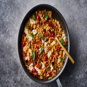 One-Pot Orzo With Tomatoes, Corn and Zucchini image