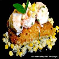 Butter Poached Lobster & Coconut Corn Pudding image