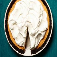 Pumpkin-Chocolate Chiffon Pie image