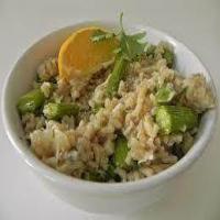 Crab and Asparagus Risotto image