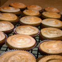 Pumpkin Cupcakes With Cream Cheese Frosting image
