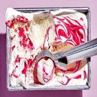 No-Churn Almond and Raspberry Swirl Ice Cream image