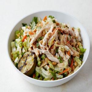 Chinese Chicken Salad with Red Chile Peanut Dressing_image