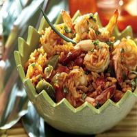 Spicy Rice with Shrimp and Peppers_image