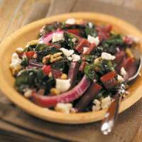 Swiss Chard with Beets_image