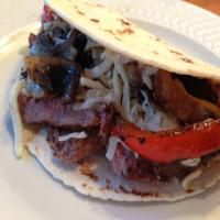 Grilled Philly Cheesesteak Tacos image