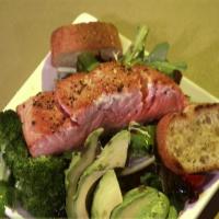 Green Salad with Salmon image