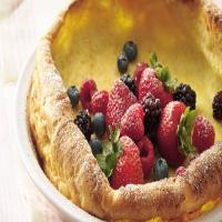 Dutch Baby Pancake with Berry Topping image