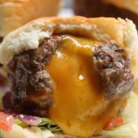 Cheese-Stuffed Burger Bombs Recipe by Tasty image