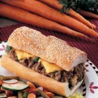 Beef-Stuffed French Bread_image