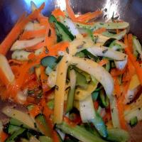 Quick Julienned Vegetable Saute Recipe - (4.6/5) image
