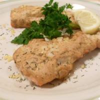 Cedar Planked Salmon with Dill image