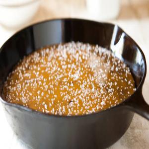 Salted Caramel Skillet Brownie image