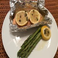 Baked Salmon With Lemon and Capers image