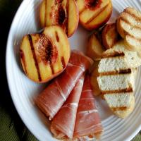 Grilled Peaches With Prosciutto image