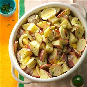 Tangy Potato Salad with Radishes Recipe_image