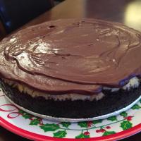 Chocolate Frosted Marble Cheesecake_image