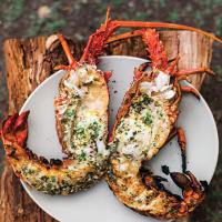 Grilled Lobster with Garlic-Parsley Butter Recipe - (4.6/5) image