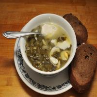 Shav - Sorrel Soup With Hard Boiled Egg_image
