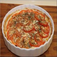 Tomato and Spinach Tart image