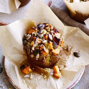 Sweet potato, avocado & feta muffins_image