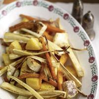 Roasted root vegetables image