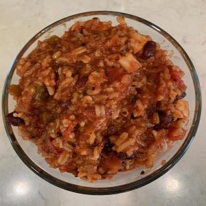 Quick and Easy Rice,Pork or Chicken One Pot Dinner_image