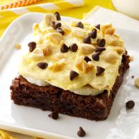 Banana Cream Brownie Dessert image