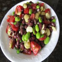 Edamame Salad with Sherry-Rice Vinaigrette_image