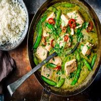 Green Thai fish curry_image