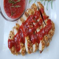 Almond Crusted Chicken With a Strawberry Balsamic Sauce_image