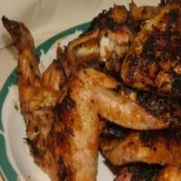 Horseradish Glazed Grilled Chicken Wings image