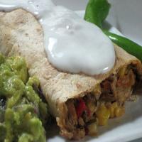 Oven Baked Chicken & Veg Chimichangas_image