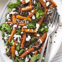 Puy lentil, spiced roast carrot & feta salad_image