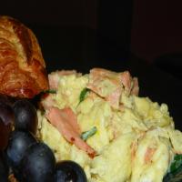 Scrambled Eggs With Smoked Salmon image