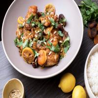 Chicken With Apricots, Lemon and Saffron image