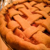 Kelly's Apple-Strawberry-Rhubarb Pie image
