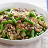 Black Eyed Peas and Green Beans_image
