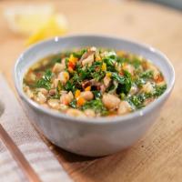 Sunny's Easy White Bean and Mushroom Soup_image