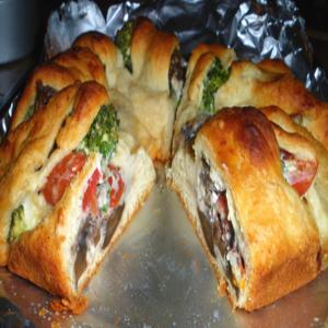 Easy Baked Cheese & Vegetable Twist_image